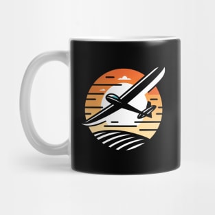 Glider Sailplane Biplane Mug